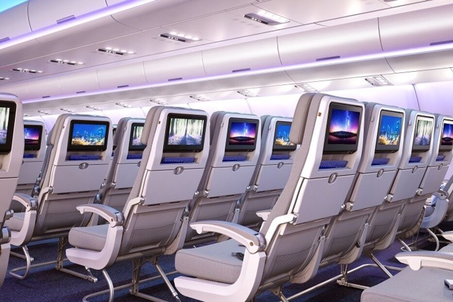 Airbus A330neo, TAP, cabine Airspace