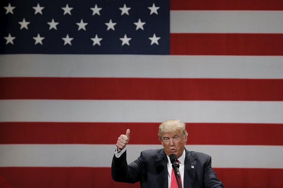 donald trump. candidato, republicano