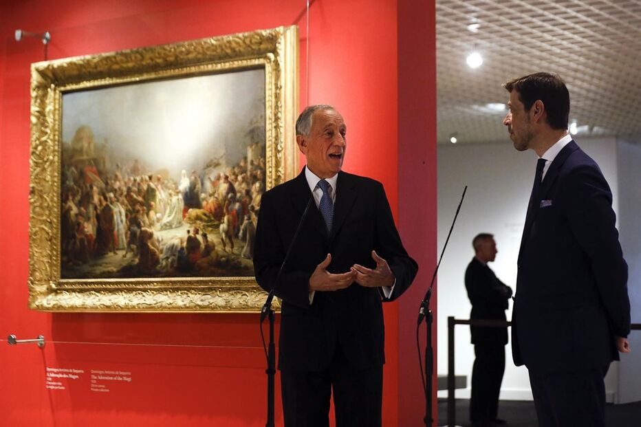 Presidente da República, Marcelo Rebelo de Sousa, Museu Nacional de Arte Antiga, Domingos Sequeira, A Adoração dos Magos