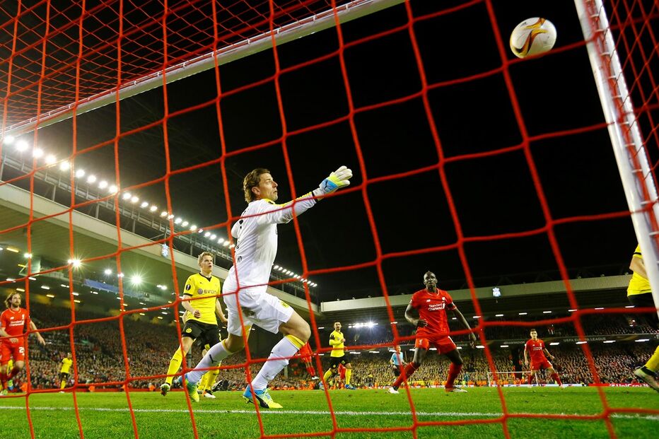 Golo, Liverpool, Borussia Dortmund, Futebol, Desporto, Liga Europa