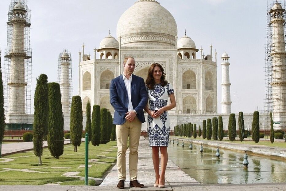 William, Kate Middleton, Índia, George, Carlota, Taj Mahal, Taktsang Palphug, família