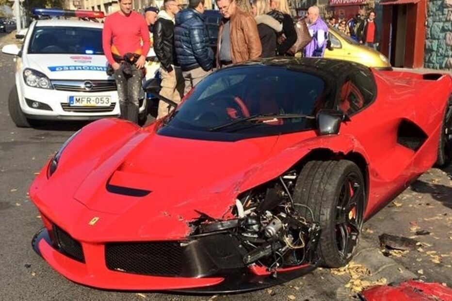 Laferrari, Ferrari, Acidente