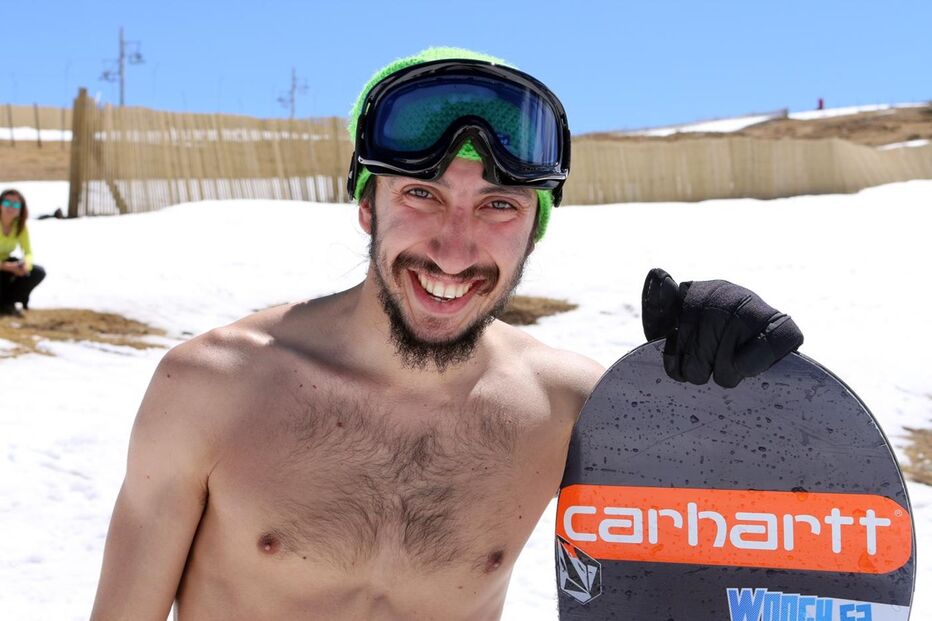 Serra da Estrela, calor, biquíni