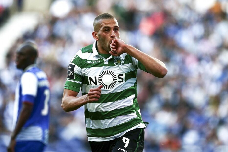Slimani, sporting, futebol, desporto,