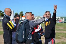 Taça de Portugal, paraquedismo, Santarém, Chamusca, Festa da Ascensão, Paraclube Os Boinas Verdes, Skydive British Bar