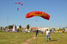 Taça de Portugal, paraquedismo, Santarém, Chamusca, Festa da Ascensão, Paraclube Os Boinas Verdes, Skydive British Bar