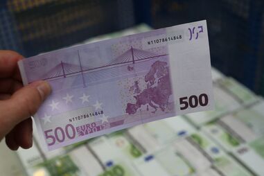 Nota de 500 euros, BCE, Banco Central Europeu, Europa, euro