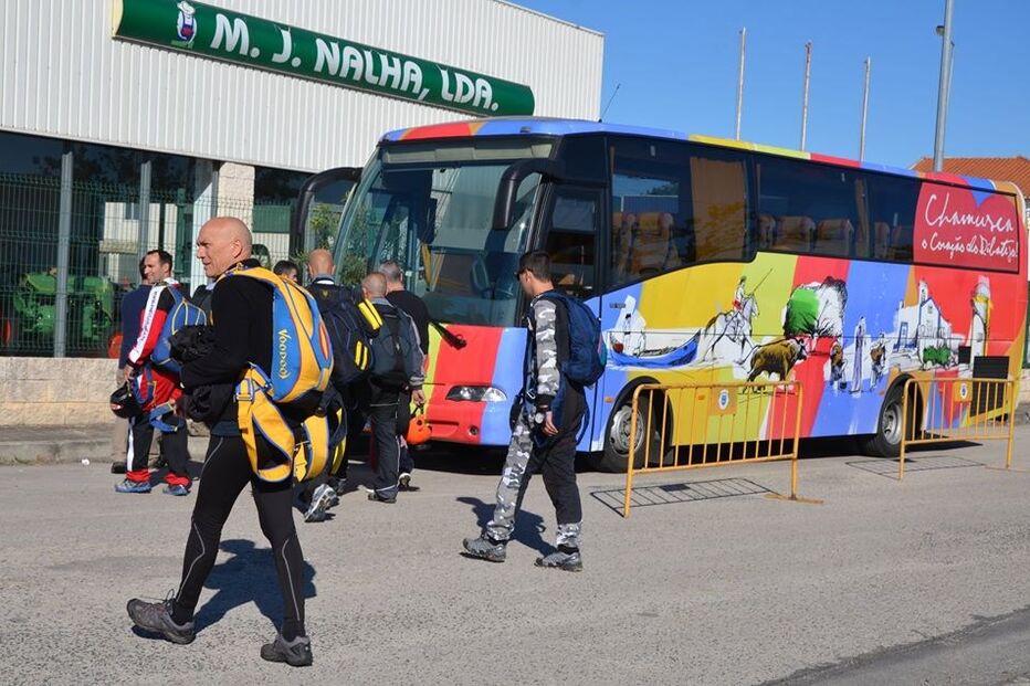 Taça de Portugal, paraquedismo, Santarém, Chamusca, Festa da Ascensão, Paraclube Os Boinas Verdes, Skydive British Bar