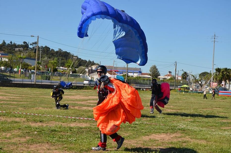 Taça de Portugal, paraquedismo, Santarém, Chamusca, Festa da Ascensão, Paraclube Os Boinas Verdes, Skydive British Bar