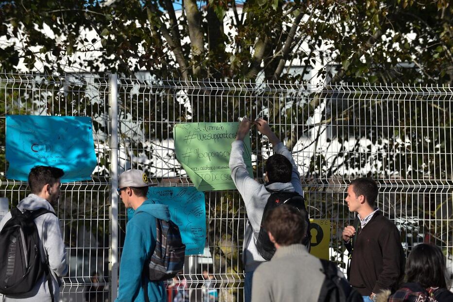 caldas da rainha, escola, cadeado