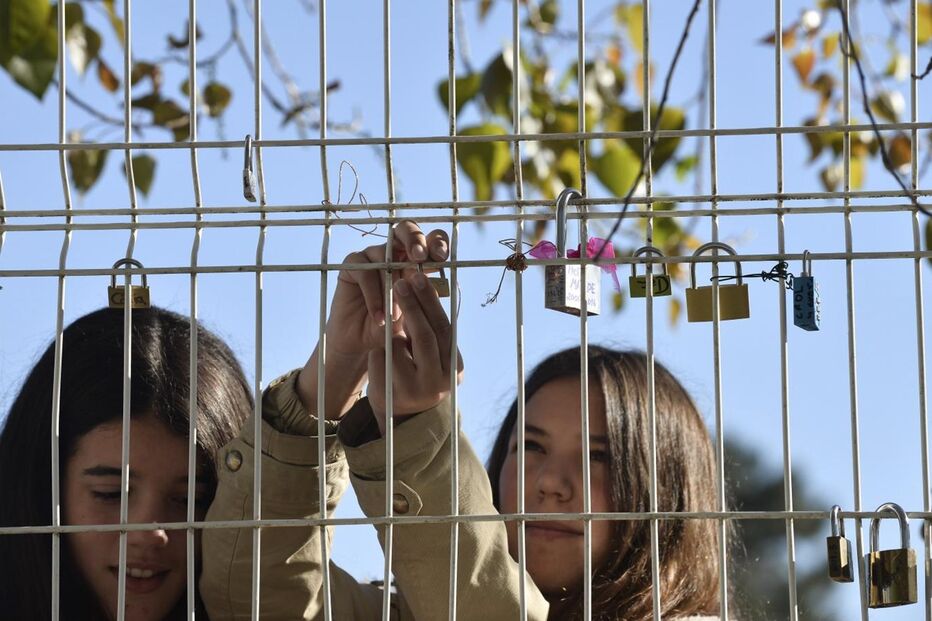 caldas da rainha, escola, cadeado