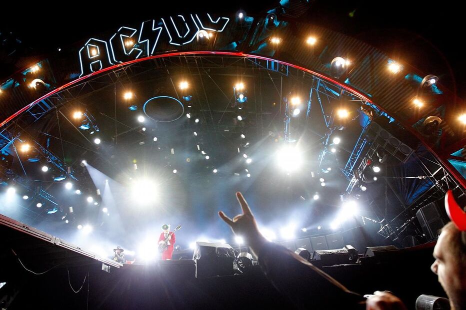 AC/DC, tourné, banda, algés, concerto