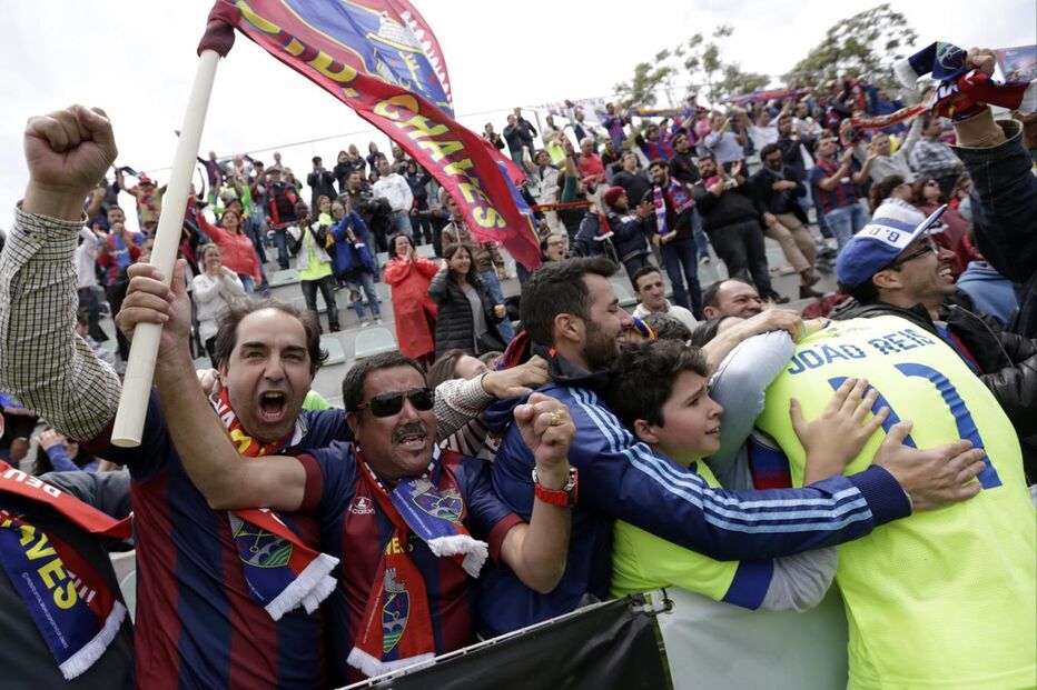 Desportivo de Chaves, festa, promoção, I Liga, futebol