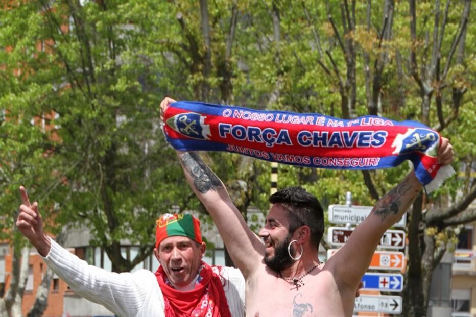 Desportivo de Chaves, festa, promoção, I Liga, futebol