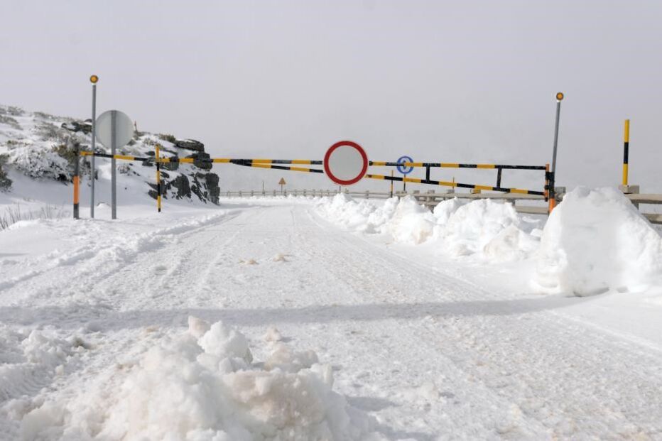 Serra da Estrela, meteorologia, Aviso Amarelo, neve