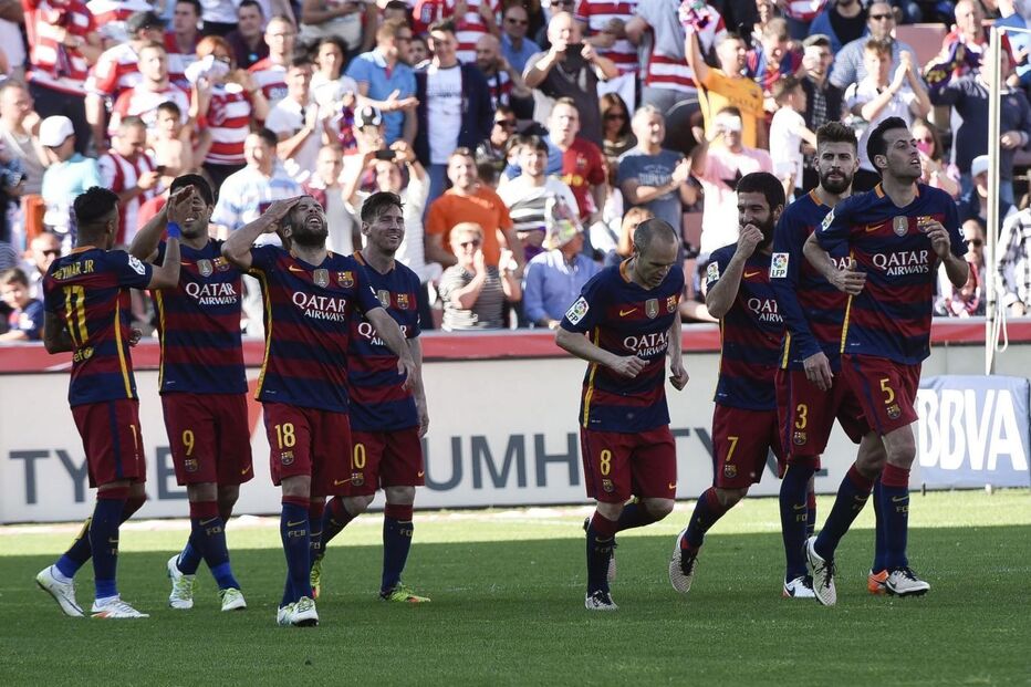 Barcelona, futebol, desporto, Suárez, Campeão, 