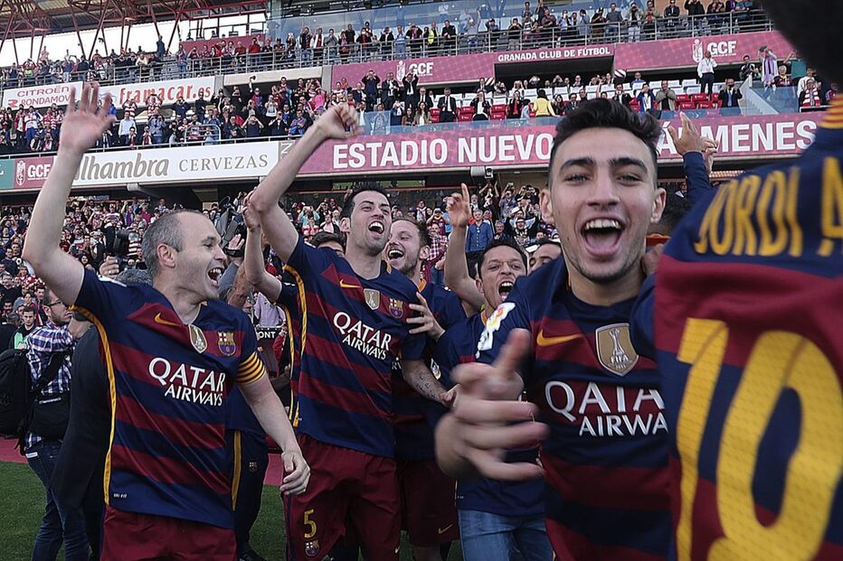 Barcelona, futebol, desporto, Suárez, Campeão, 