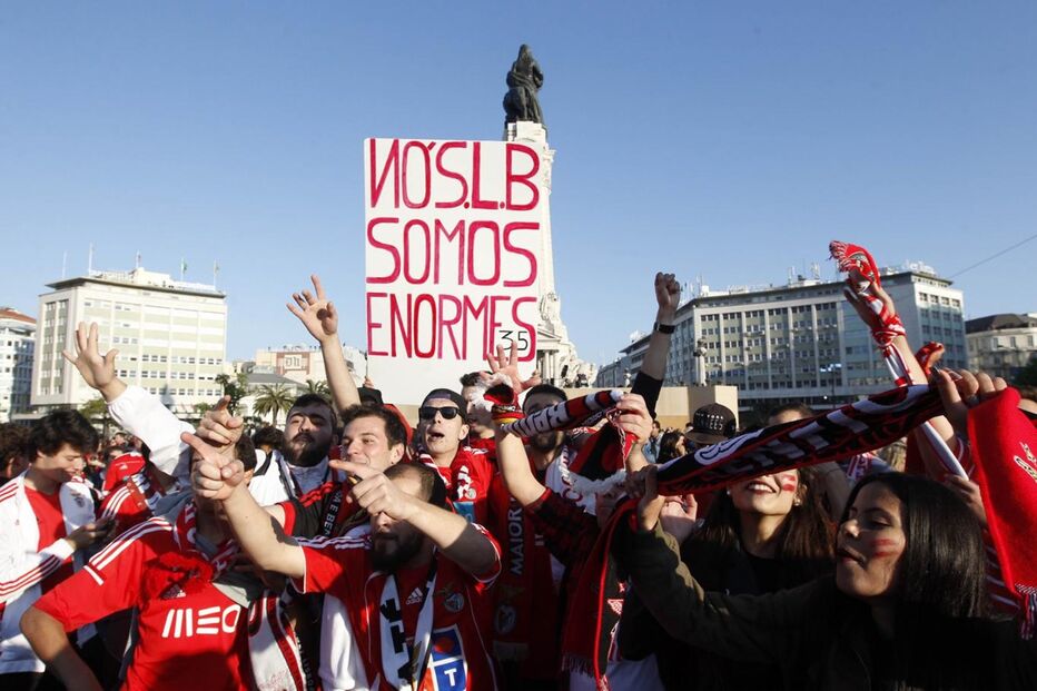 benfica, tricampeão, futebol, Marquês de Pombal