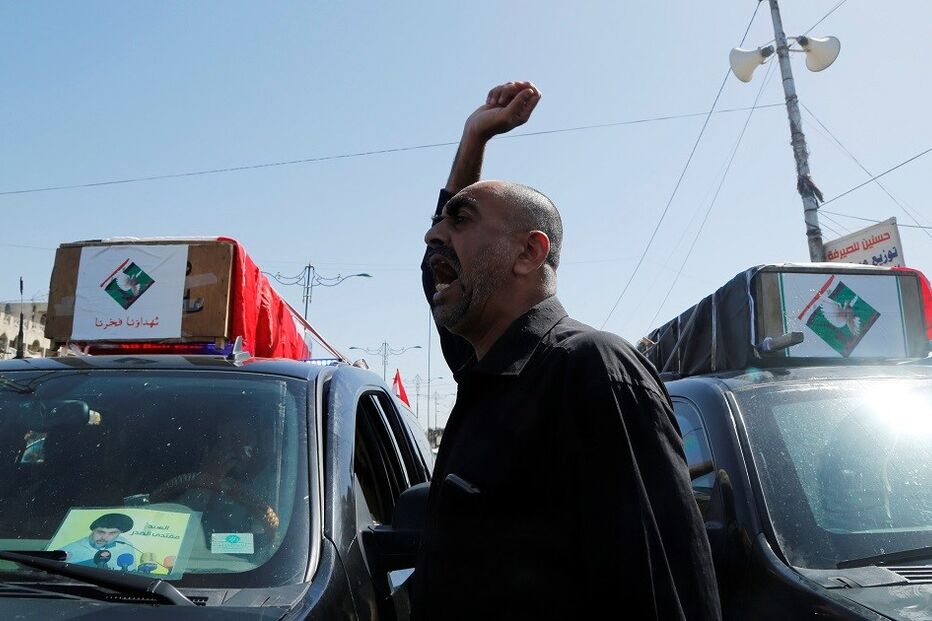 Iraque, Bagdad, manifestação