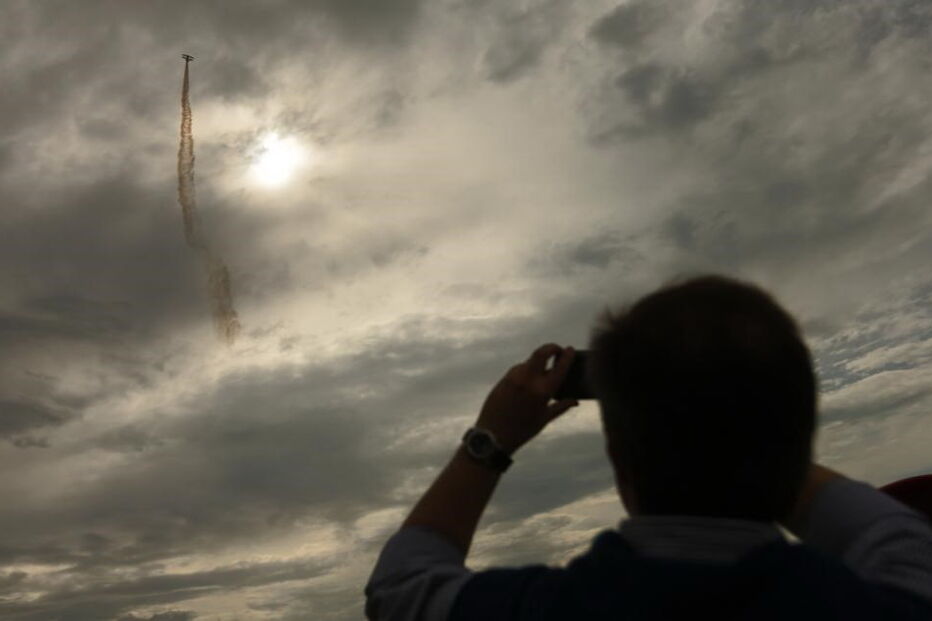Céu nublado, mau tempo