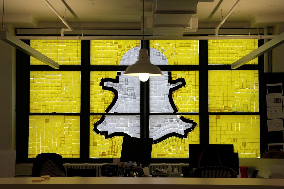 snapchat, post-it
