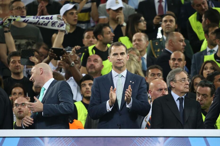 Felipe, Rei de Espanha, Liga dos Campeões, futebol, desporto