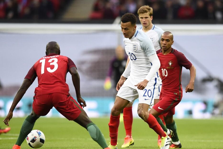 Inglaterra, Portugal, particular, desporto, futebol