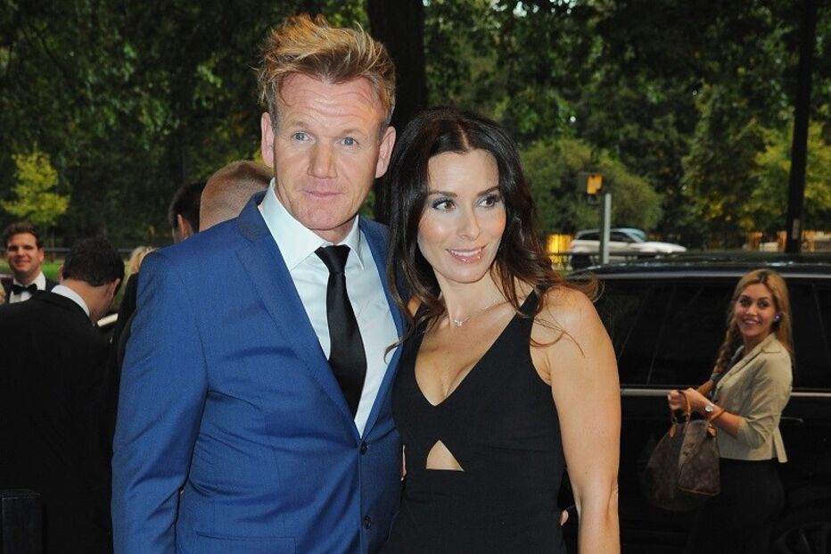Gordon Ramsay com a mulher