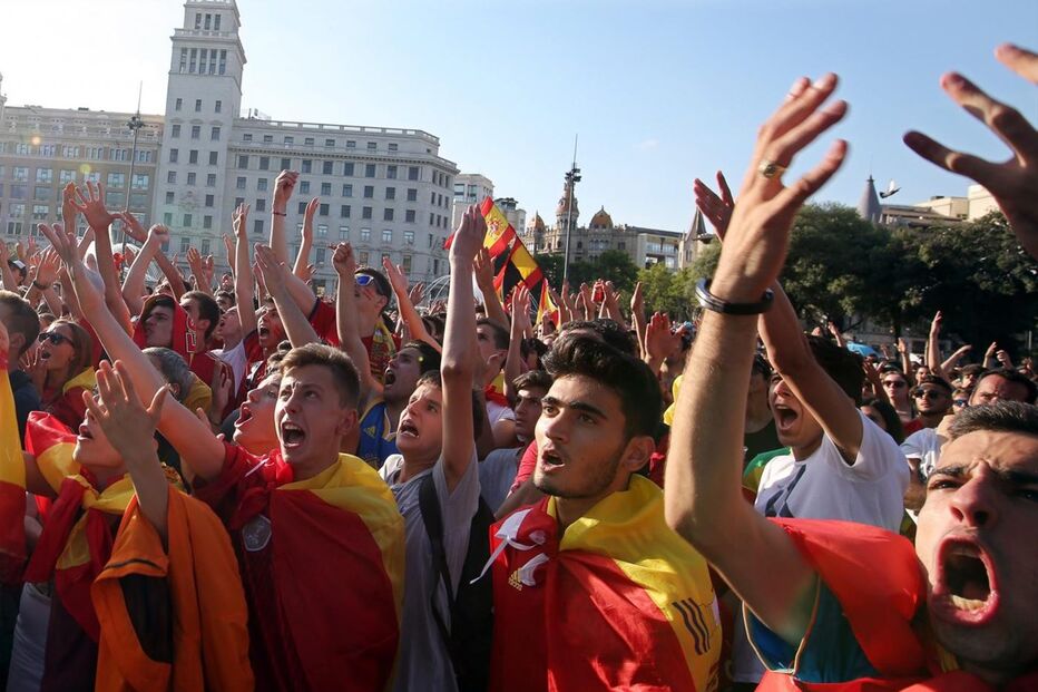 Itália, Espanha, Desporto, Futebol, Euro2016, Adeptos