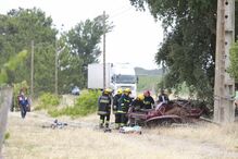Montijo, acidente, morte, distração, árvore, estrada