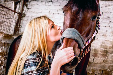 cavalo, mulher