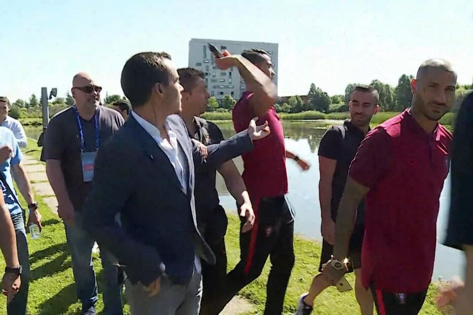 CMTV, microfone, cristiano ronaldo, cr7, solidariedade