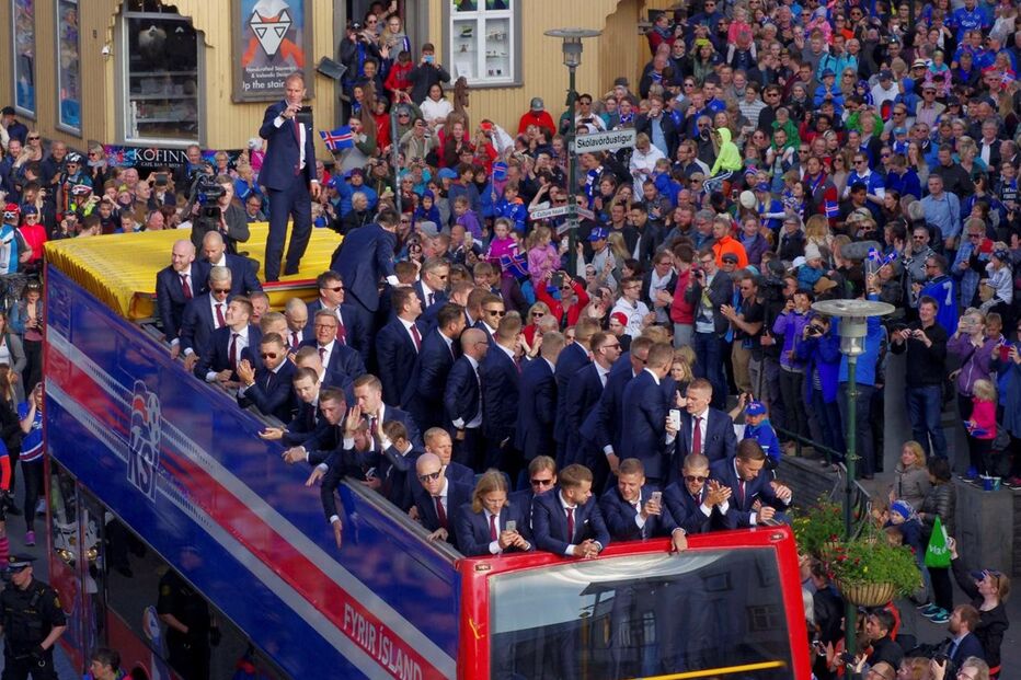 islândia, seleção, fãs
