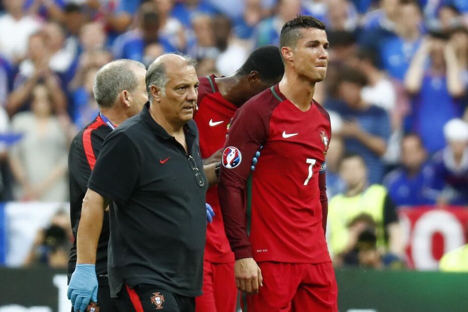 ronaldo, lesão, final, euro2016