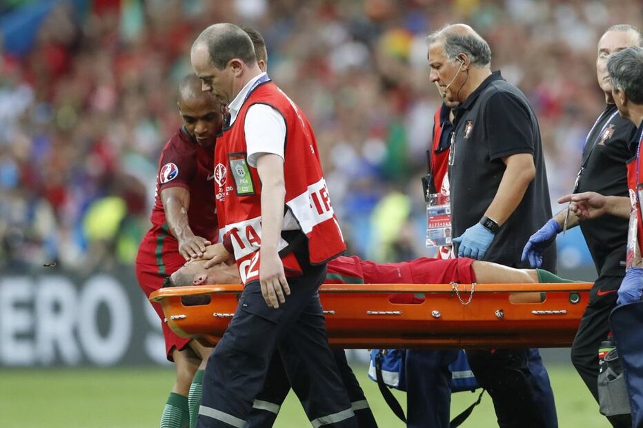 ronaldo, lesão, final, euro2016