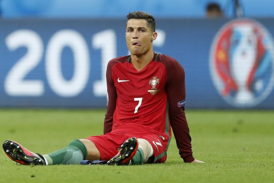 ronaldo, lesão, final, euro2016