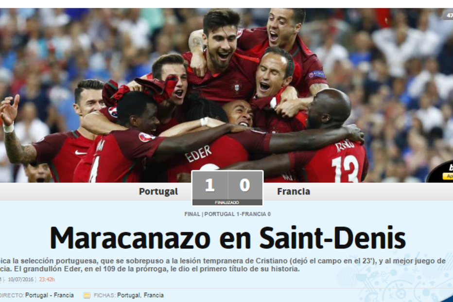 Euro 2016, Futebol, França, Portugal