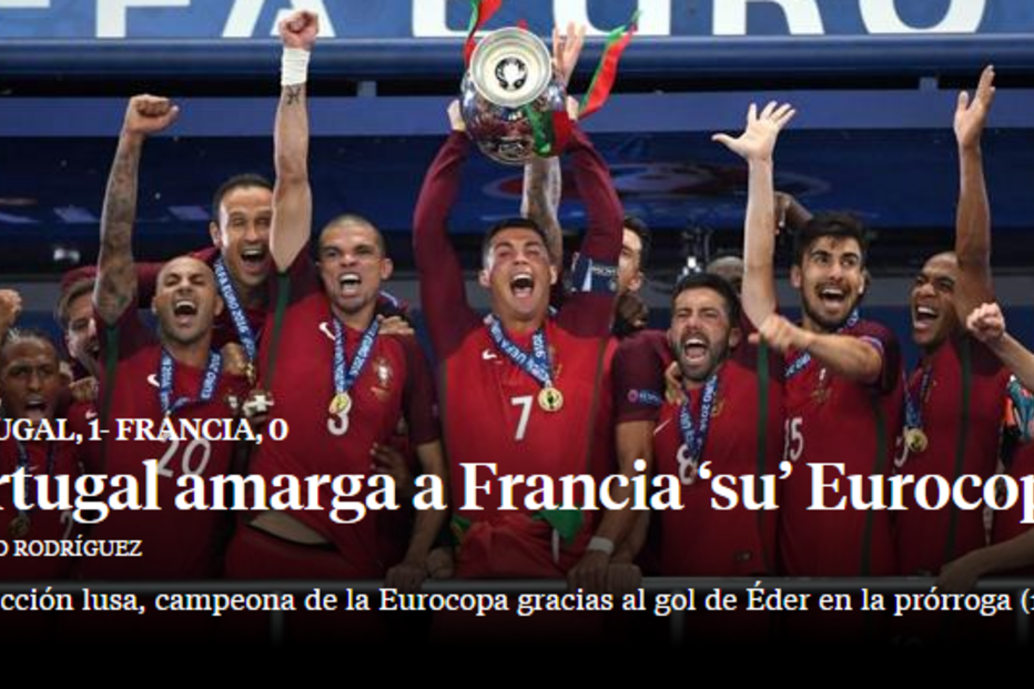 Euro 2016, Futebol, França, Portugal