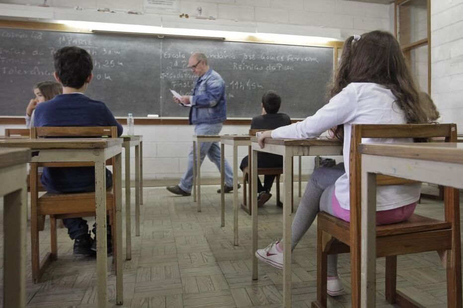 estudantes, provas, aferição, notas, ministério, alunos, estudantes, escola, ensino