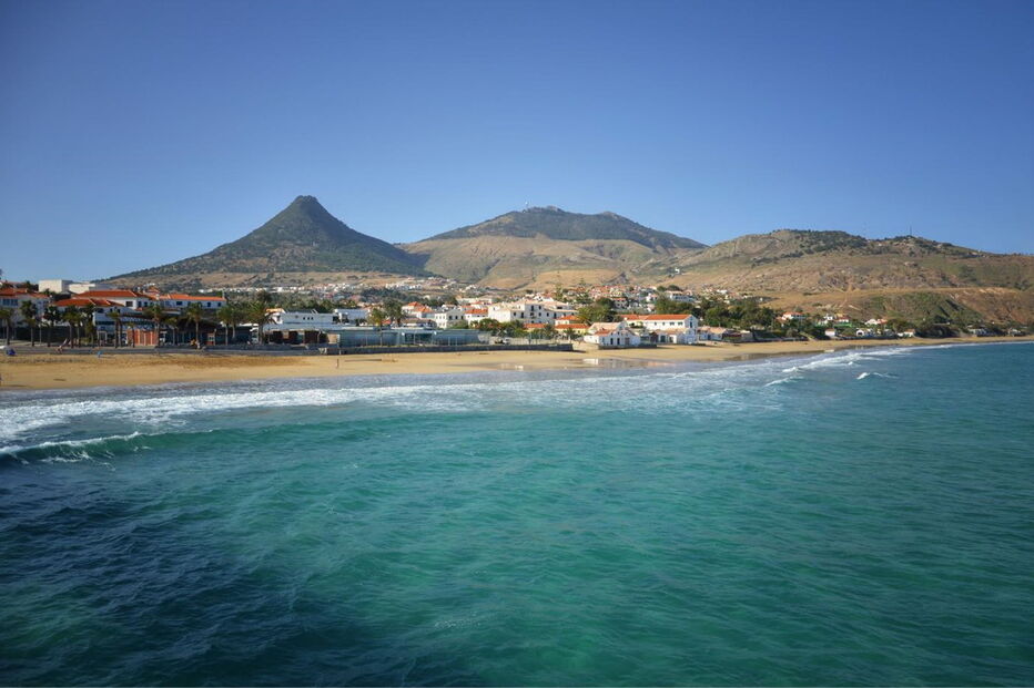 Porto Santo, Madeira, ilha, praia, Portugal