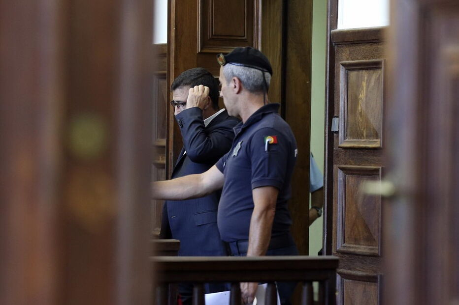 José Carriço numa das sessões do julgamento que decorreu no tribunal de Santarém