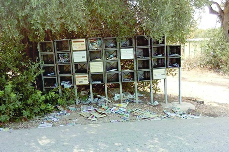 33 caixas de correio foram vandalizadas 