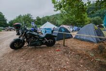 motas, motards, concentração, góis