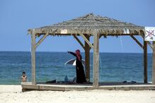 burkini, mulheres, praia, França