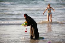 burkini, mulheres, praia, França