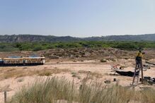 bar, praia, unik lounge, incêndio, costa da caparica, caparica, fogo