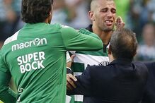 Sporting, Islam Slimani, choro, desporto, futebol