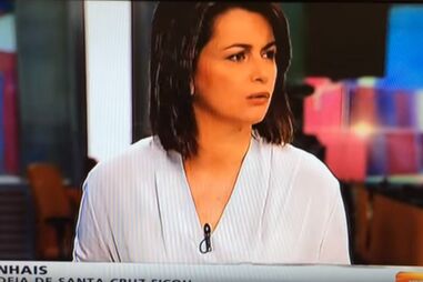 Explosão em direto no Jornal da Uma da TVI