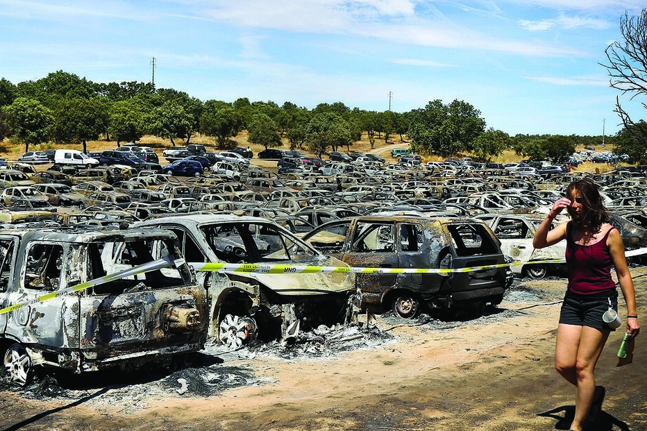 incêndio, andanças