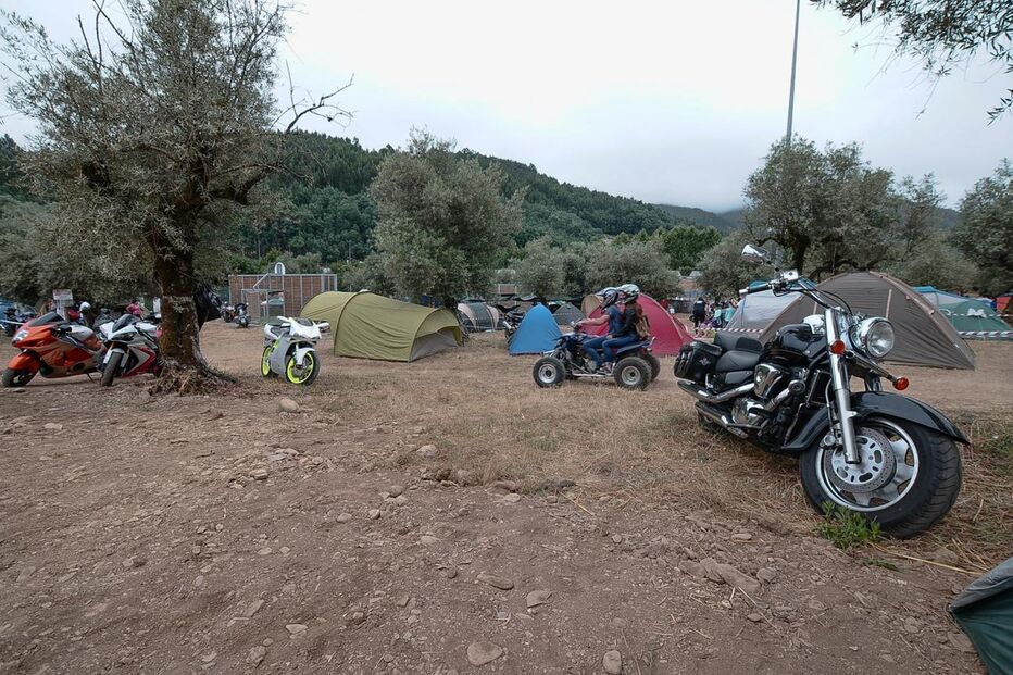 motas, motards, concentração, góis